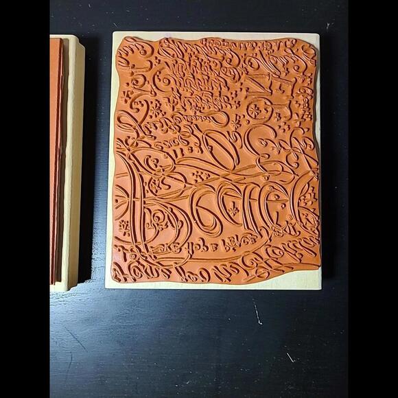 2 New Stamping Up Holiday Print And Just Jeans Stamp - Picture 8 of 9